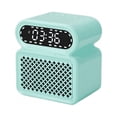 thumbnail image 1 of FM Clock Radio with Bluetooth Speaker, Wake to Alarm or Radio, Easy to Read LED White Display, Simple to Use, Easy to Read(Blue), 1 of 5