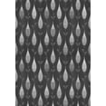 thumbnail image 1 of Ahgly Company Machine Washable Indoor Rectangle Transitional Charcoal Black Area Rugs, 2' x 4', 1 of 7