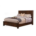 thumbnail image 3 of Benzara Standard King Size Shelter Panel Bed In Wood, 3 of 3
