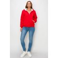 thumbnail image 2 of 1826 Sports Women's Full Zip Up Fleece Hoodies with Sherpa Lining Winter Hoodies warm heavyweight sweatshirt, 2 of 5