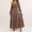 Coffee women's off shoulder maxi dress a1, variant on Women's Off Shoulder Long Sleeve Boho Flowy Maxi Dress Solid Casual Beach Vacation Loose Dresses, Yellow XS