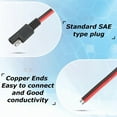 thumbnail image 3 of OPAL- 14Awg Connectors Cable Compatible W/Sae 30Cm 2 Pin Quick Disconnect Wire Harness, 3 of 6