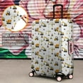 thumbnail image 4 of Cartoon Construction Vehicles Mixers White Pattern Luggage Cover Fashion Suitcase Cover Baggage Covers Fit 25-28 Inch Luggage (Go Travel), 4 of 5