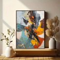 thumbnail image 6 of Abstract Expressionist Textured Canvas Print, Suitable for Living Room, Bedroom, Dining Room, Office, Entryway Decor, 6 of 8