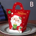 thumbnail image 2 of 5pcs Christmas Gift Bag Red Paper Christmas Bag For Candy Cookie Paking Box, 2 of 5