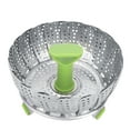thumbnail image 4 of Steaming Stand, Heavy Duty Food Steamer Rack, Stainless Steel Fruit Vegetable Basket For Restaurant Home Kitchen Baking Cooking, 4 of 8
