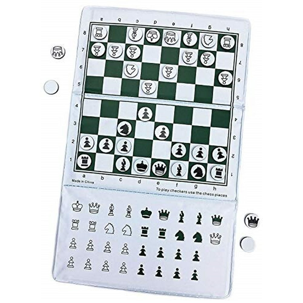 we games mini pocket travel chess set by american chess
