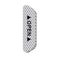 thumbnail image 4 of Sidaley Pegatinas para puerta de coche, 4 Uds., marca de advertencia de seguridad Universal, cinta reflectante abierta, pegatina para casco de Herramientas de reparación de automóviles plata Sidaley VI1009-05B, 4 of 6