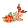 thumbnail image 2 of sunsanly DIY Goldfish Paper Lantern Kit Chinese New Year Handmade Lantern with Pole Fish Night Light DIY Lantern Kit for Mid-Autumn Festival, 2 of 8