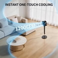 thumbnail image 4 of Akires Fan for Bedroom, 120°+120° Oscillating Standing Fan, Air Circulator Fan with Remote, Quiet, 4 Modes, 16 Speeds, 4 of 8