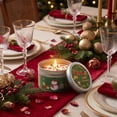 thumbnail image 3 of Tyidzon Christmas Scented Candle 2.4" Tin Scented with Dried Petals, Natural Soy Wax Aromatherapy Jar for Holiday Party Decor, Festive Home Gift, 3 of 6