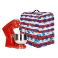 thumbnail image 6 of TSOVTHRID Dog Paw American Flag Print Stand Mixer Cover with Top Handle and Storage Bags Waterproof Kitchen Appliance Dust Cover Portable Polyester Coffee Maker Cover for 4.5-5 Quart Stand Mixer,S, 6 of 7