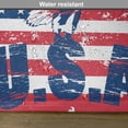 thumbnail image 6 of Ambesonne United States Place Mats Set of 4, Grungy Flag and Eagle, Standard Size, Navy White Red, 6 of 6