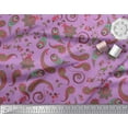 thumbnail image 2 of Soimoi Poly Georgette Fabric Artistic Paisley Decor Fabric Printed Yard 42 Inch Wide, 2 of 3