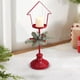 thumbnail image 1 of Adornos navideños de escritorio: candelabros navideños de hierro rojo, artículos de regalo, portavelas de estilo vintage, decoración para escaparates., 1 of 6