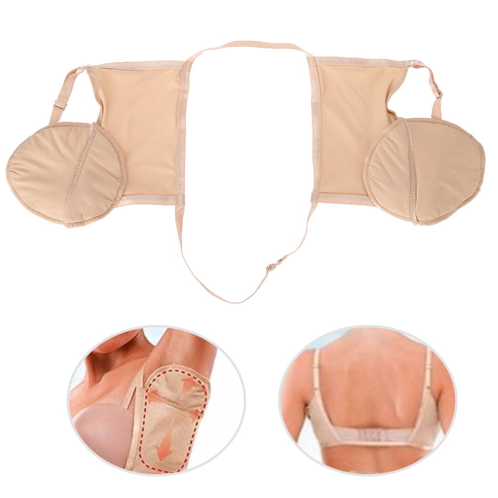 10 Pièces Doublure de Soutien-Gorge pour Transpiration Pad sous Les Seins de Coton à 3 Couches 18 x 3 Pouces Anti Transpiration pour Soutien-Gorge Coussinets Anti-Sueur Réutilisables pour Femmes