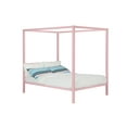 thumbnail image 5 of DHP Modern Metal Canopy Bed, Pink, 5 of 20