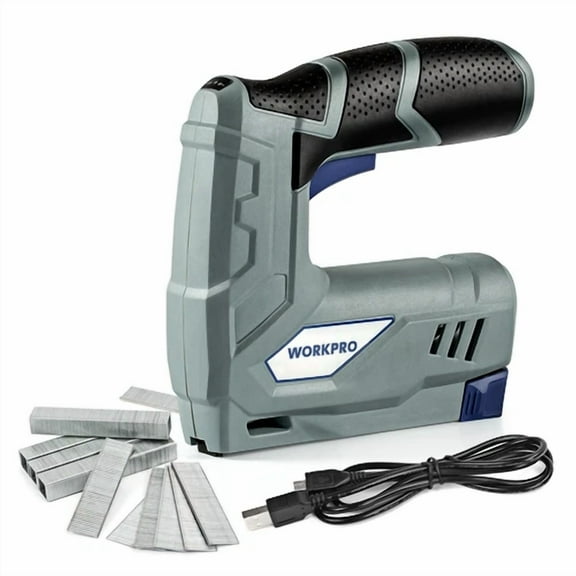 Amar Tool WORKPRO Electric Cordless Staple Nail Gun with Staples