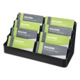 thumbnail image 2 of 8-Tier Recycled Business Card Holder, Holds 400 Cards, 7.88 X 3.88 X 3.38, Plastic, Black | Bundle of 5 Each, 2 of 7