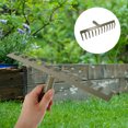 thumbnail image 3 of 1Set Gardening Hand Rake for Small Leaves Rakes and Leaf Removal 11.4*3.7*3.3in, 3 of 8