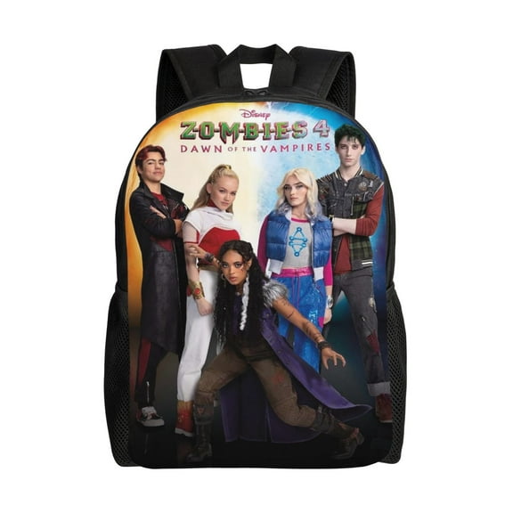 Zombies 4 Large Backpack Lightweight Laptop Bag Daypack Bookbag Travel Backpack for Men Women