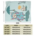 thumbnail image 4 of XMXY Fleece Throw Blanket for Couch, Rain Man Dog Lightweight Plush Fuzzy Cozy Soft Bed Blankets and Throws for Sofa, 40"x30" inches, 4 of 8