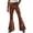Orange, variant on CUSTG Casual Pants For Men Tiger Print Vintage Bootcut Flare Denim Jeans Mid Rise Button Zip Waist With Pocket Lightweight Breathable Everyday Travel Outdoor Adventures Trousers