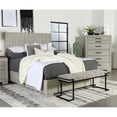 thumbnail image 6 of Coaster Channing 63" x 89" Modern Wood Queen Panel Bed in Gray Oak, 6 of 7