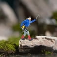 thumbnail image 3 of 1:87 Scale Realistic Climbing Figures Mini People Model Tiny People Ornament for Blue, 3 of 8