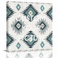 thumbnail image 2 of Turquoise Wall Art Painting on Canvas, Bohemian Southwest Neutral Aesthetic Canvas Art Home Prints Wall Art Framed Modern Artwork for Living Room Bedroom Wall Decor 20x20in, 2 of 9