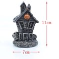 thumbnail image 3 of Calavera de Halloween casa embrujada con luz calabaza casa embrujada decoración del hogar Wmkox8yii fhajkh2621, 3 of 3