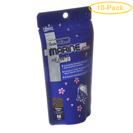 - Hikari Saki-Hikari Marine Carnivore Food Medium Pellet - 1.41 oz - Pack of 10