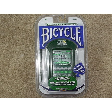 Bicycle Illuminated Touch Pad Electronic Handheld Blackjack Game
