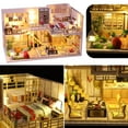 thumbnail image 4 of DIY Dollhouse Kit 3D Assembled Handmade Villa Birthday Gift, 4 of 9