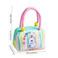 thumbnail image 3 of Dalxymotic Insulated Lunch Bag, Extra-large Insulated Bento Lunch Box, Handheld Meal Carrier with Ice Pack, Reusable Thermal Cooler Tote, for Work, Office, Picnic, Travel, 3 of 6