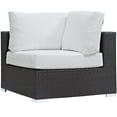 thumbnail image 5 of Modway Convene 5 Piece Outdoor Patio Sectional Set in Espresso White, 5 of 8