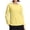 Yellow, variant on Basic Hoodies for Women 2025 Fall Winter Long Sleeve Plain Loose Hooded Sweatshirt with Pockets Pullover Tops