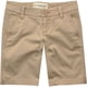 thumbnail image 1 of Bermudas informales con frente plano para mujer de Aeropostale, marrón, 00, 1 of 1