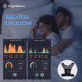 thumbnail image 3 of Entrenador para dormir de lado, solución antironquidos, detiene los ronquidos y reduce el riesgo de apnea del sueño, color negro, 3 of 6