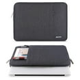 thumbnail image 4 of Mosiso 13.3" Polyester Laptop Sleeve Bag Water Repellent Notebook Bag Protective Case Cover for 13-13.3 inch MacBook Pro Air Retina, Space Gray, 4 of 6