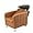 Camel, variant on OmySalon Salon Shampoo Bowl and Chair, Shampoo Chair Extra Wide Seat & Porcelain Hair Washing Sink, Shampoo Unit for Beauty Spa Barbershop
