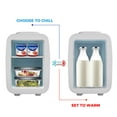 CAYNEL Mini Fridge Portable Thermoelectric 4 Liter Cooler and Warmer