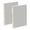 Gray, variant on Haosy Lavender Gray Notebooks 1-subject Journal 60 Sheets A5 College Ruled Paper Detachable Ring 8.3"x5.7"