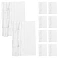 thumbnail image 1 of SHISUYAN 10Set Clear Crystal Design Small Hinge Suitable for Glass Doors 3.4x3x0.5in, 1 of 9