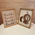 thumbnail image 6 of Thankful Embroidered Framed Wall Decor, Multicolor, 8" x 10", Harvest by Way To Celebrate, 6 of 6