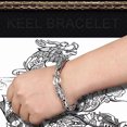 thumbnail image 5 of Bracelet en Acier Inoxydable Chaîne à Maillons pour Hommes Femmes Garçons Résistance à l'Eau, 5 of 5