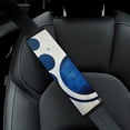 thumbnail image 4 of WYYP Abstract Design Geometric Art Soft Comfort Car Seat Belt Pads Cover - Ideal for Car Interior Accessories 1Pcs, 4 of 5