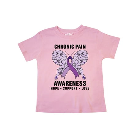 

Inktastic Chronic Pain Awarenesss Hope Support and Love Gift Toddler Boy or Toddler Girl T-Shirt
