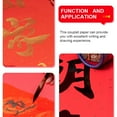thumbnail image 2 of Raindrops 1 Roll China Calligraphy Paper Red Xuan for Spring Festival Writing and Drawing Ink, 2 of 8