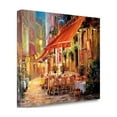 thumbnail image 2 of Tangletown Fine Art Cafe In Light By Haixia Liu,  Gallery Wrap Canvas, 2 of 2